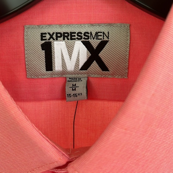Express fitted 1MX button down shirt - Picture 3 of 7